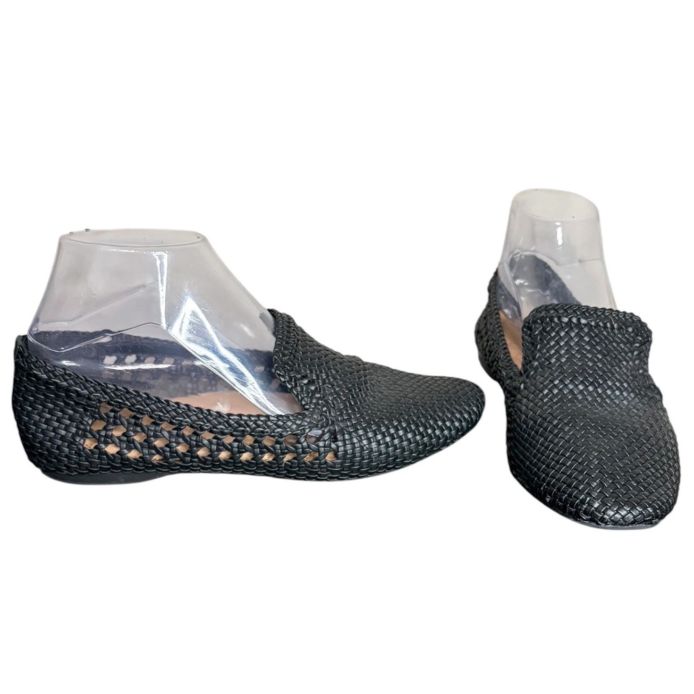Birdies Black Woven Loafer Flats Quilted Comfort Women's Siz 8.5‎